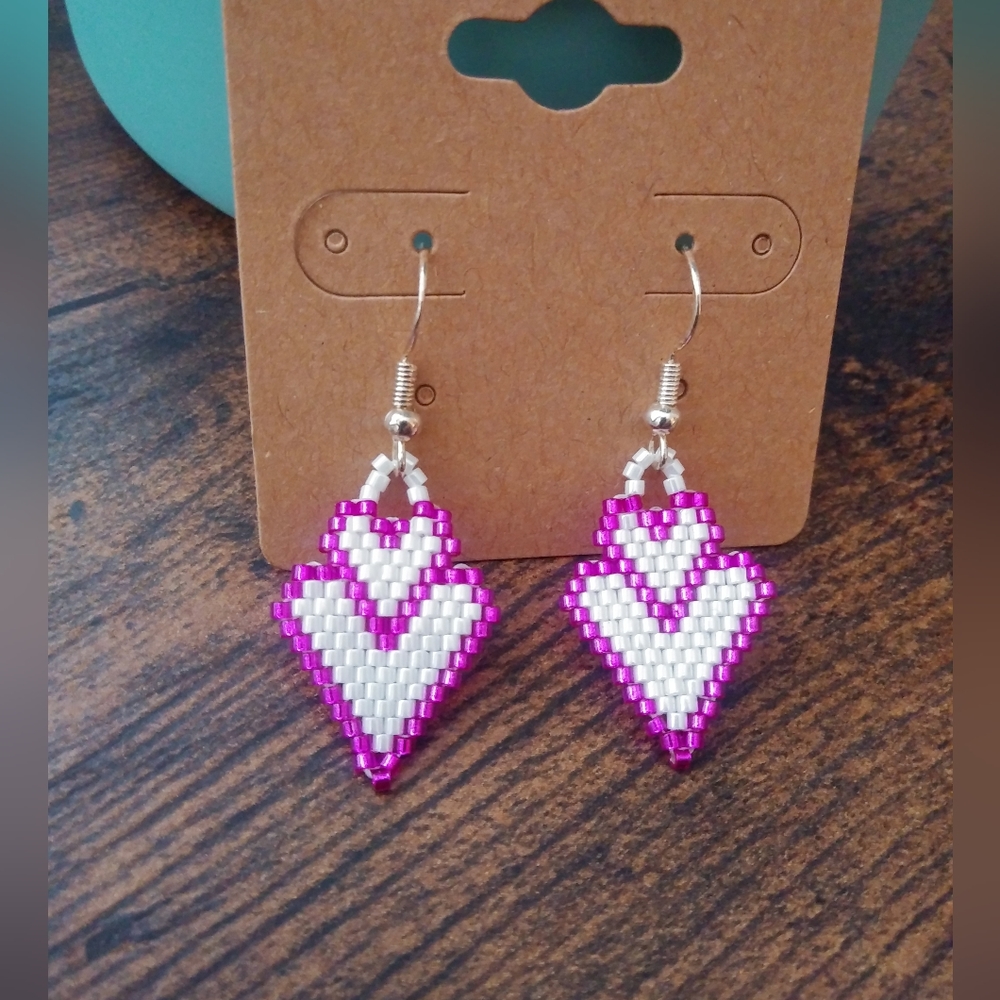 Handmade Valentine's Day Earrings